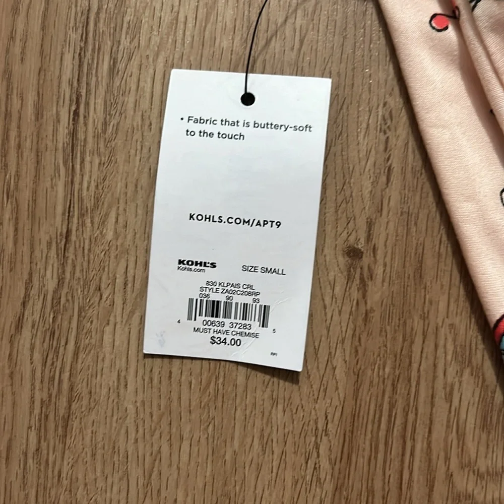 NWT Women’s APT. 9 Size Small Nightgown - Picture 4 of 5